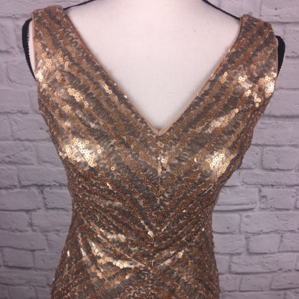 Mark Zunino Sequin Sleeveless Dress - Picture 7 of 8